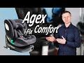 миниатюра 1 Видео о товаре Автокресло Agex Comfort i-Fix 360 (0-36 кг), Black (Черный)