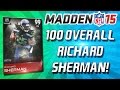 Madden 15 Ultimate Team - 100 OVERALL SHERMAN ...