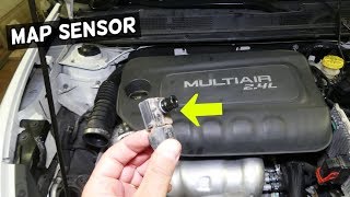 MAP SENSOR REPLACEMENT LOCATION 2.4 MULTIAIR DODGE DART CHRYSLER 200 JEEP CHEROKEE RENEGADE