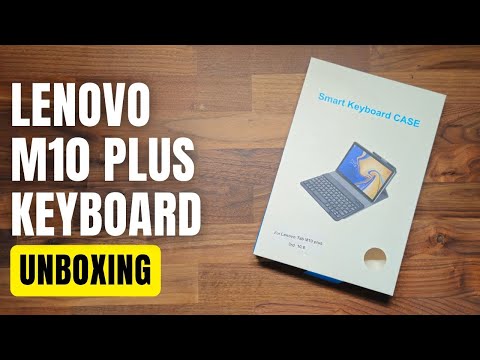 Lenovo Tab M10 Plus (3rd Gen) Smart Keyboard Case Unboxing + Setup
