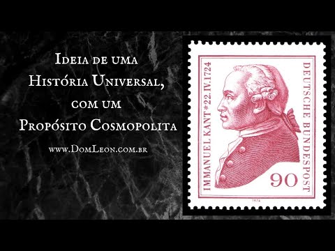 AudioBook: Ideia de uma história universal com um propósito cosmopolita de Immanuel Kant