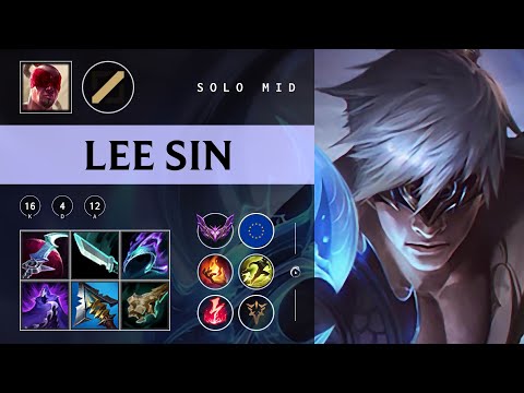 Lee Sin Mid vs Yone - EUW Master Patch 25.24