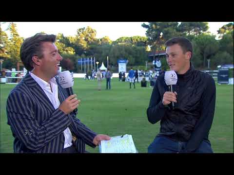 In the studio with Michael Duffy at LGCT Cascais, Estoril