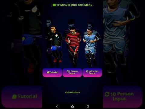 12 Minutes Run Fitness Test Video