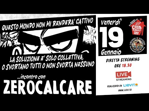 Incontro con ZeroCalcare | Auditorium Giovannitti Ex Gil Campobasso 19/01/24