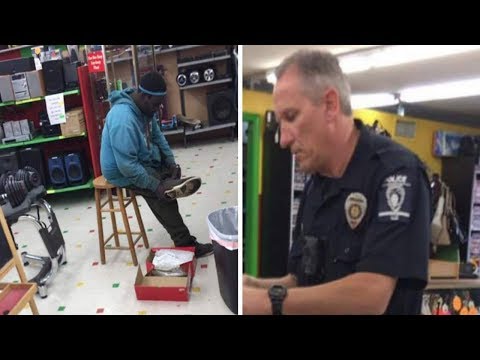 Cashier Tells Man His Card Is Declined. 15 Mins Later He’s Back With Cop Who Makes 1 Request Video