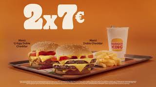 Burger King VUELVE EL 2X7€ CON MUCHO QUESO anuncio