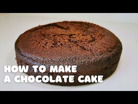 How to make a plain and simple chocolate cake
