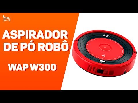 Aspirador de Pó Robô Robot W300 14,4V Bivolt - Video