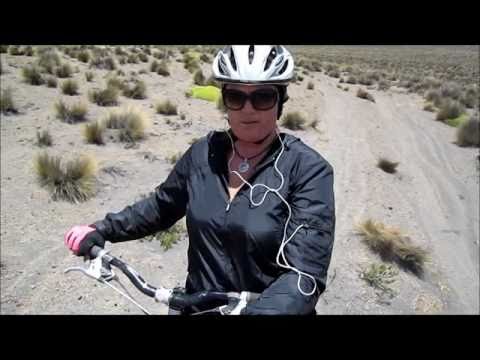 Mountain Biking down Chachani Volcano.wmv