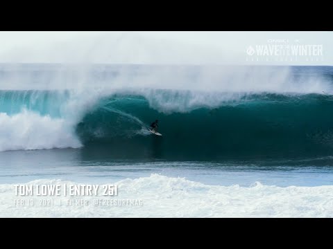 Tom lowe at Pipeline,  February 13, 2021