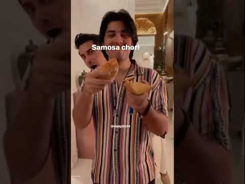 Samosa Chor  Ali ZAFAR Her Wife With Daniyal Zafar Pechay Tu Dekho #shorts