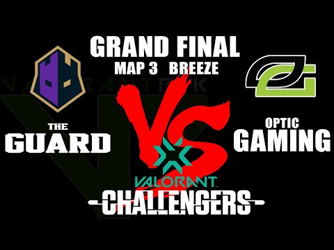 The Guard vs OpTic Gaming - VCT Stage 1 Challengers NA Playoffs - Grand Finals - Map-03 - Breeze