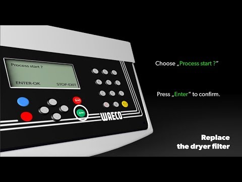 WAECO | AirCon Service Center (ASC) – Replace dryer filter