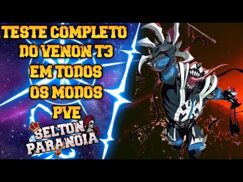 TESTE COMPLETO DO VENON T3 EM TODOS OS MODOS PVE - MARVEL FUTURE FIGHT