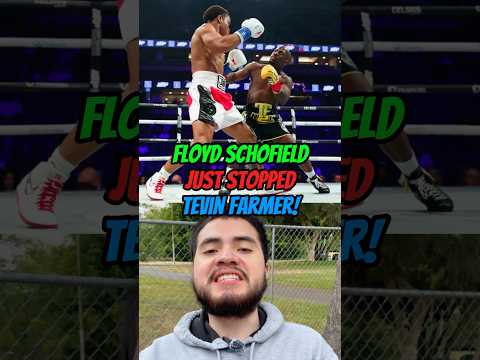 FLOYD SCHOFIELD HAD NO PROBLEM STOPPING TEVIN FARMER IN ROUND 1!#trending #youtubeshorts #youtube