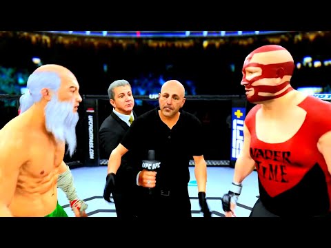 Old Bruce Lee vs. Big Van Vader - EA Sports UFC 4