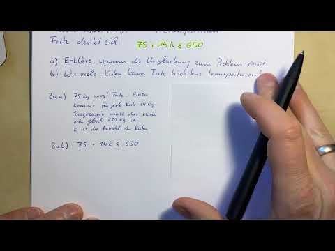 Problemlösen mit Gleichungen - Alltagsrätsel