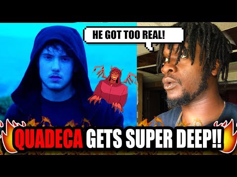 Quadeca - Man On Left Shoulder (REACTION!)