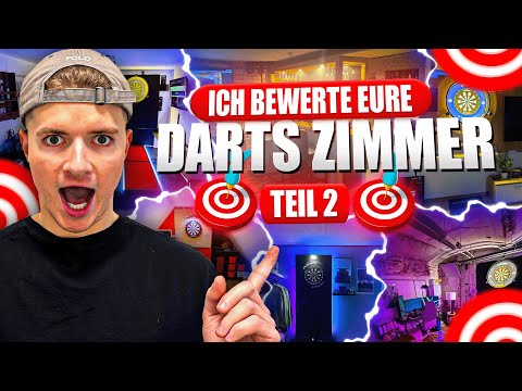 I'M REVIEWING YOUR DARTS ROOMS AGAIN! 😍🎯 WHAT IS THAT?!😱😂 (Part 2)