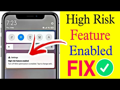 How to fix high risk feature enabled xiaomi problem solved | high risk feature enabled solution
