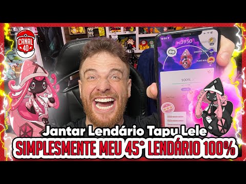 UNBELIEVABLE!!! I CAUGHT MY 45TH LEGENDARY 100% | TAPU LELE LEGENDARY DINNER - Pokémon GO