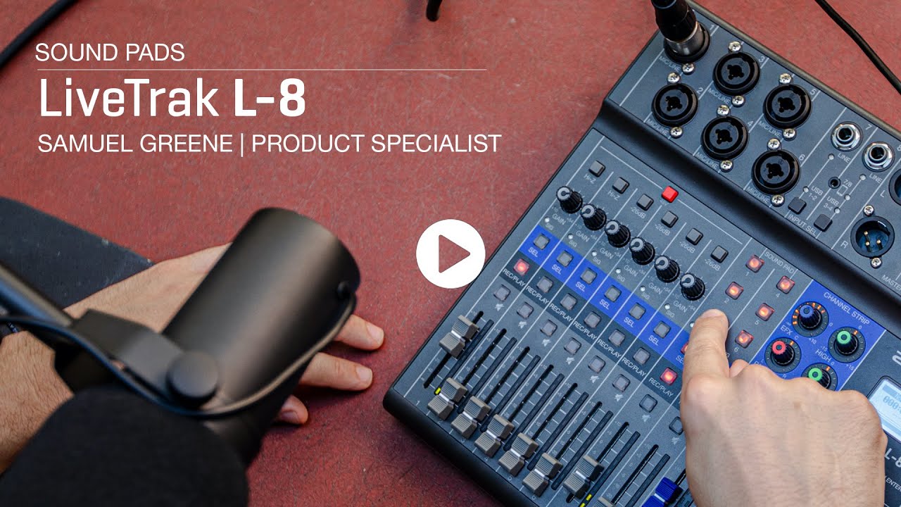 Buy - Zoom L8 (L-8 - UK Version) LiveTrak - Digital Mixer and Recorder