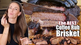 How To Smoke AMAZING Texas Style Brisket with a Coffee Rub