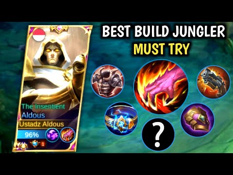 ALDOUS BEST BUILD AND EMBLEM JUNGLER 2023 | GAMEPLAY TOP GLOBAL ALDOUS - MLBB