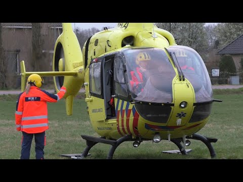 Lifeliner 3 stijgt op na Medische Noodsituatie op de Papendijk in Geffen