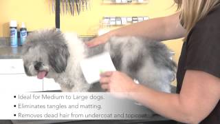 Large Firm Slicker Brush, Green 65710