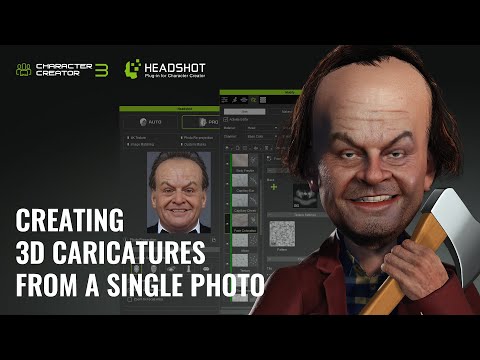 Master Class - Create 3D Caricatures Quickly with Character Creator Headshot & SkinGen - by Mythcons