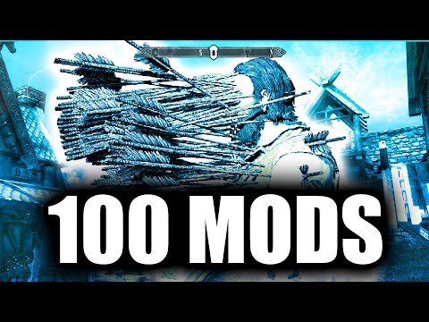 Can You Beat Skyrim with 100 BROKEN MODS?