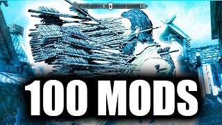 Skyrim With 100 Mods Is Broken Challenge - Can you beat skyrim with only Reanu Keeves