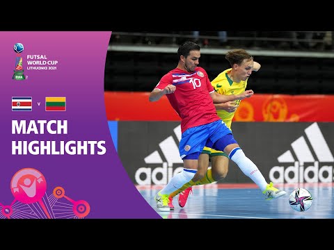 Costa Rica v Lithuania | FIFA Futsal World Cup 2021 | Match Highlights