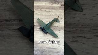 EASY ORIGAMI ZERO FIGHTER AIRCRAFT TUTORIAL | DIY WWII AIRPLANE FROM PAPER EASY ORIGAMI WORLD