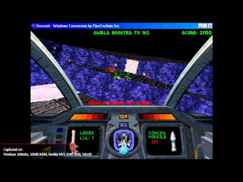 3D Acceleration Comparison Ep15: Descent on Nvidia NV1 / 3DFX / DOS Software