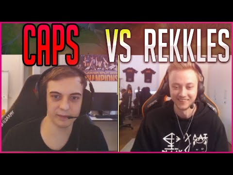 CAPS vs REKKLES | Who Is Better? | Duoq w/ Mikyx | Caps English Twitch Stream Highlights