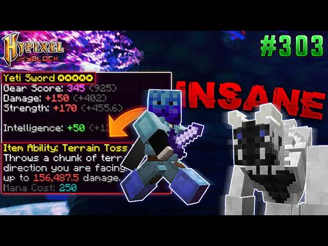 Yeti Sword Is An Insane Mage Weapon | Hypixel Skyblock [EP. 303]