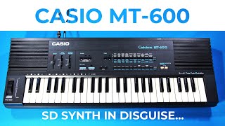 Video thumbnail for Casio MT-600 - Spectrum Dynamic synth disguised as a preset Casiotone by Alfonse