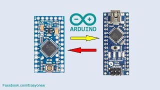 how to program arduino pro mini with arduino nano