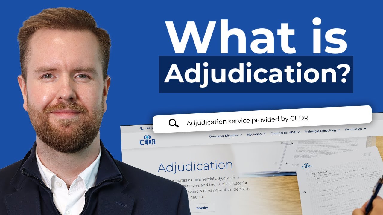 What is Adjudication?