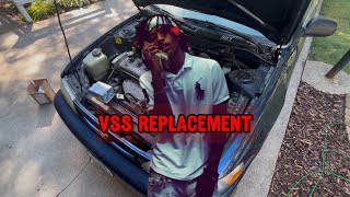 how to change vehicle speed sensor in a 1990-2008 toyota corolla