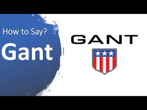 How to Pronounce Gant? (CORRECTLY)