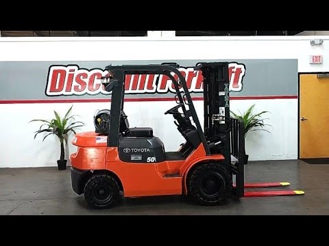 Toyota 7-series 7FGU25 5,000lb Propane #0102 - Forklift for Sale