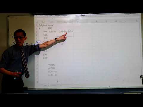 Statistical Analysis Spreadsheet (1 of 3: Calculating expected values)