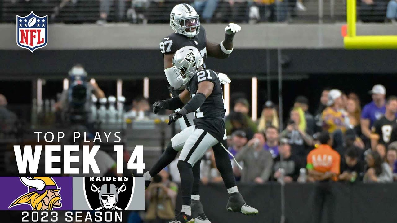 Raiders’ Top Plays From Week 14 vs. Vikings | 2023 Regular Season Week 14 | NFL