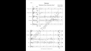 Boston (Methinks I See a Heavenly Host) for Brass Quintet