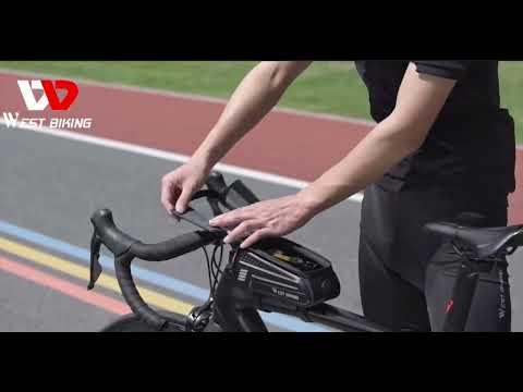 Сумка-держатель для телефона на раму велосипеда West Biking, водонепроницаемая, для смартфонов до 7", 1,5 л - фото 1 - id-p2558092232