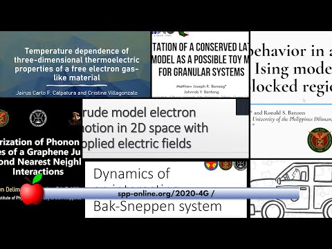 SPP 2020 Session 4G: Condensed Matter & Materials Science, Computational Physics & Simulations (SP)